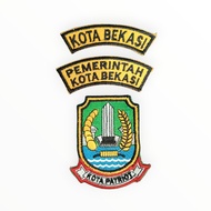 Bekasi City Embroidery Logo Bekasi City Logo/ Embroidery Bekasi City Government Embroidery Bekasi Ci