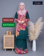 Set Kurung Modern TRISHA Lycra Korea Comfortable Elegant adn Stylish.