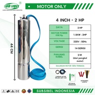 Motor Only 4 inch Satellite Pump 2 hp - 220V - 1.5KW - Submersible Water Pump