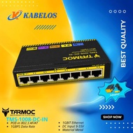 Tarmoc TMS-1008-DC-IN | Smart Switch Cloud Managed 8x Gigabit + POE IN AF/AT Metal Case Iron Casing