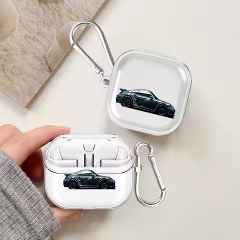 Case For Samsung Galaxy Buds 3 FE 4Pro 2 3Pro 2Pro Live 4 Pro Clear Earphone Cases Cover With Hook C
