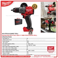 MILWAUKEE M18 FPD3-0X (BARE TOOL) M18 FUEL Gen IV 13mm Percussion Drill M18 FPD3
