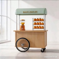 Influencer Stall Trolley Mobile Coffee Milk Tea Shop Display Promotional Car Commercial Outdoor Flow