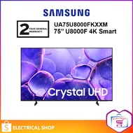 Samsung 75'' UA75U8000FKXXM Crystal UHD U8000F 4K Smart TV (2025) Television