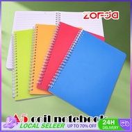 4 Pcs A5 Notebook Spiral /Line Notebook 4 Color Coil Notebook Spiral Notebook Journals for Study, Wo