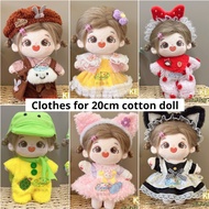 Only Clothes 20cm Cotton Doll Clothes/20cm Plush Doll Dress Up Cute Skirt