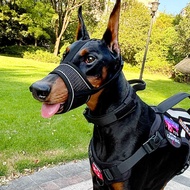 Dog Muzzle Anti-Bite Anti-Barking Anti-Eating Drinking Water Mask Medium Large Dog Doberman Golden R