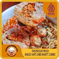 Bakso Sapi Cabe Rawit Jumbo / Bakso Sapi Cengek 4pcs