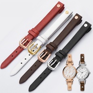 Suitable for Fossil fossil leather watch strap ES4119 ES4176 ES3262 Fossil watch strap women's 8mm