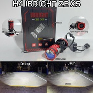 IBRIGHT ZEX5 Lampu Utama H4 Biled Double Kipas Pendingin