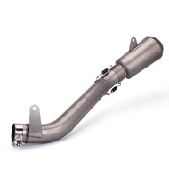 Motorcycle titanium alloy full exhaust system  kit Slip on line for zx10r zx10rr ninja zx-10r 2016-2