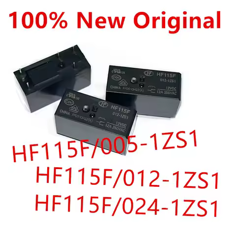 10piece HF115F/005-1ZS1 、HF115F/012-1ZS1 、HF115F/024-1ZS1 DIP-5 New power relay HF115F-005-1ZS1 、HF1