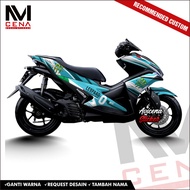 Sticker Decal Aerox 155 Decal Sticker Aerox 155 Striping Aerox Full Body Decal Aerox leopard
