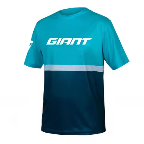 giant downhill mtb jersey men's summer breathable off-road mountain bike shirt enduro motorcycle swe