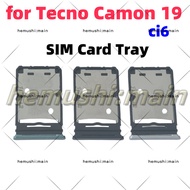SIM Card Tray for Tecno Camon 19 ci6 Phone Case Slot Holder Cellphone Part