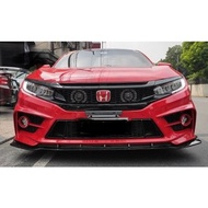 1 honda civic fc  front bumper 450 style pp material replacement upgrade new look brand new set