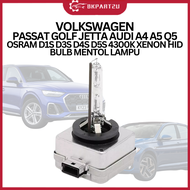 VOLKSWAGEN PASSAT GOLF JETTA AUDI A4 A5 Q5 OSRAM D1S D3S D4S D5S 4300K XENON HID BULB MENTOL LAMPU