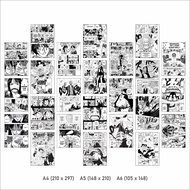 POSTER MANGA WALL ANIME JAPAN WALLPAPER DINDING KOMIK CUSTOM REQUEST | DMI Poster - ONE PIECE MANGA