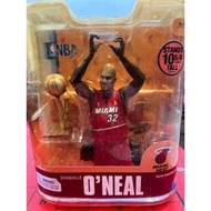 NBA 麥法蘭 13 O'Neal 俠客歐尼爾(吊卡泛黃人偶完好）