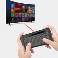 [countless1.sg] Touch Screen Wireless Keyboard Colorful LED Keyboard Touchpad for Smart TV Box
