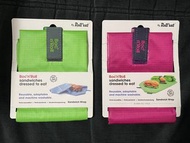Roll‘eat Eco Wrap 食物袋 Boc’n’Roll 裡外都防水 綠 桃紅