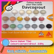 " DAVCO " Original Weber Sika Tiles Cement Grout Tile Cement Colours Grouting For Wall and Floor Ext