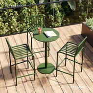 Milk Tea Shop Bar Table and Chairs Dining Table and Chairs High Bar Cafe Table and Chairs Courtyard 