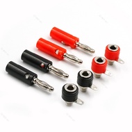 DIY Adapter 4mm Banana Plug+Socket Connectors Female Male Insert Connector Nickel Plated  MY24B