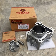 LC135 FZ150 Y15ZR Y15 57MM RACING BLOCK WITH FORGED DOME PISTON TOBAKI