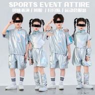 Ready Stock Children's Robot Street Dance Costume AI Technology Sense Kindergarten Cheerleading Cost