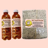Combo 2kg Bánh Tráng Mè Phan Rang + 2 Chai Mắm Nêm Cá Cơm Phan Rang Mẹ Sữa Foods