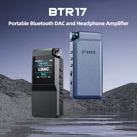 FiiO BTR17 Headphone Amp Bluetooth 5.4 with LDAC/aptX Lossless support, USB DAC 768K/32Bit DSD512