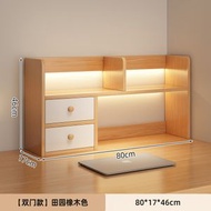 Others - 桌上轉角書架 置物架 簡易家用一體書桌小書櫃 辦公桌多層儲物收納架