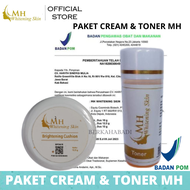 CREAM MH WHITENING SKIN BISA BAYAR DITEMPAT PAKET CREAM &amp; TONER mh cosmetics mira hayati