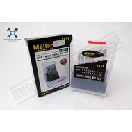 MATA Mollar 19pc HSS Steel Drill Bit Set Mollar 19 HSS Twist Drill Bit Set