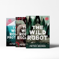 Peter Brown Books Series - The Wild Robot vol 1-3
