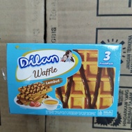 Cemilan Waffle Coklat Dilan 1 BOX isi 3PCS
