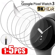 1-5Pcs Hydrogel Films for Google Pixel Watch 3 - Flexible TPU Screen Protectors - Anti-Scratch, Ultr