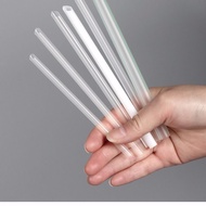 Disposable Transparent Joint Independent Packaging Pointed Small Straw Lactic Acid Bacteria Yogurt Drink Straw/Yakult Yakult Drink Straws Disposable Transparent Tie-in Individual