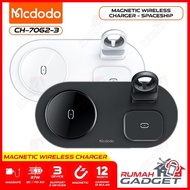 Wireless Charger - 3 in 1 Magnetic Wireless Charger - Mcdodo - Space