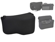 JJC Black Ultra Light Neoprene Camera Case Pouch Bag for Sony Alpha a6600 a6500 a6400 a6300 a6100 a6