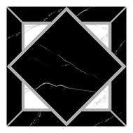 PARISCASA กระเบื้อง JEWEL BLACK (SMB60A0061) 60X60 CM