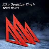 SIKU Triangle Ruler 7 Angled Ruler Triangle Ruler / Speed Square 7 Inch Woodworking Triangle Ruler 1