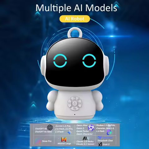 Smart AI Robot Tuya WiFi Early Education Toys for Children Speech Recognition & Voice Interactive Ed
