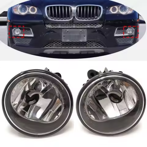 Front Bumper Fog Lamp Cover 63177311349 63177311350 for BMW X6 E71 E72 35i 40i 50i 2013-2014