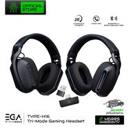 [รับประกัน 2 ปี] EGA TYPE H16 หูฟังเกมมิ่งไร้สาย BT Wireless สายAUX3.5 Gaming Headset with RGB
