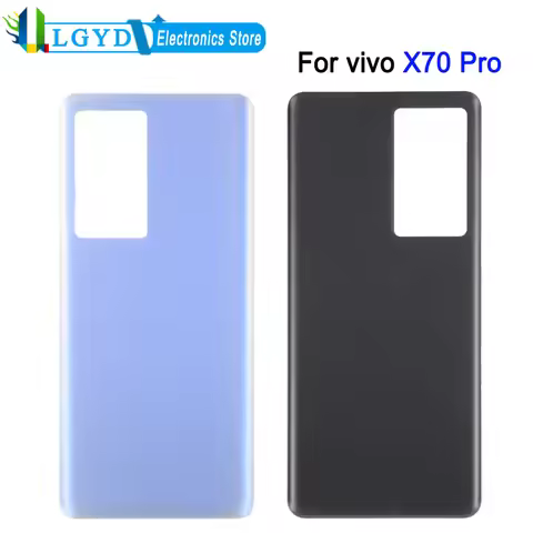 Glass Rear Cover For vivo X70 Pro Battery Back Cover Repair Replacement Part