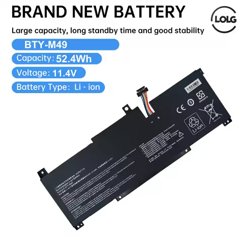 BTY-M49 (black interface) Battery For MSI Prestige 14 A10SC-057RU A10SC-009 A10RB-015CN i7-10710U A1