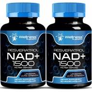 Wellness Labs RX NAD Supplement, 100mg - Liposomal NAD+ Supplement with Resveratrol, NAD Plus Boosti