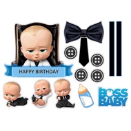 BABY BOSS CAKE TOPPER - BIRTHDAY DECORATION